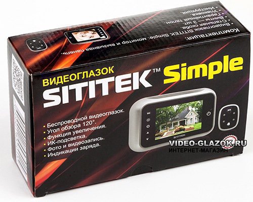 Упаковка видеоглазка SITITEK Simple