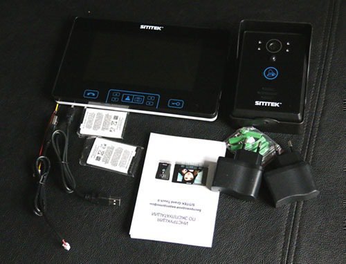 комплект поставки видеодомофона SITITEK Grand Touch II
