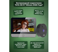 Беспроводной видеоглазок TUYA Wi-Fi "HDcom DW6-Tuya" с записью и датчиком движения