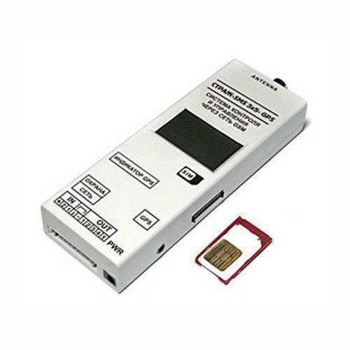 Охранная система GSM сигнализации "STRAZH-GSM SMS 3x5-GPS"